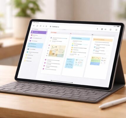 découvrez comment organiser efficacement vos notes avec un cahier numérique onenote sur tablette windows, grâce à un système clair et intuitif pour une meilleure productivité.