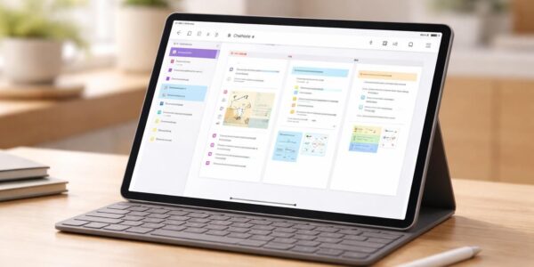 découvrez comment organiser efficacement vos notes avec un cahier numérique onenote sur tablette windows, grâce à un système clair et intuitif pour une meilleure productivité.
