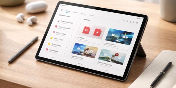découvrez comment organiser facilement vos fichiers pdf et vidéos de cours sur votre tablette samsung pour un accès rapide et sans désordre.