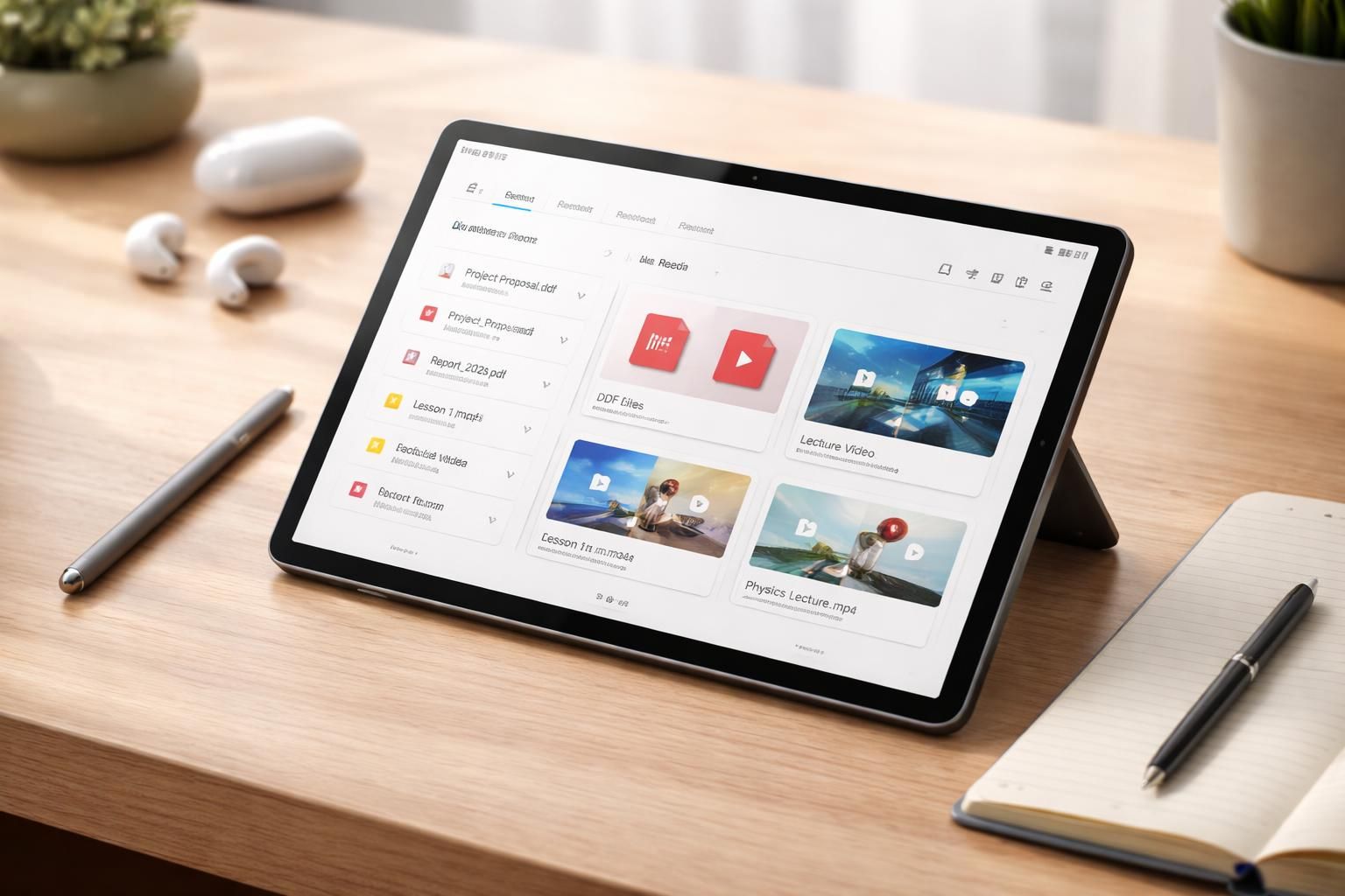 découvrez comment organiser facilement vos fichiers pdf et vidéos de cours sur votre tablette samsung pour un accès rapide et sans désordre.