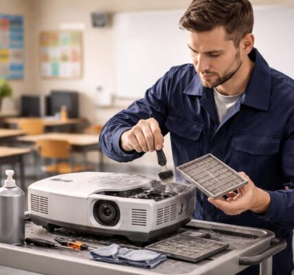 découvrez comment entretenir facilement les filtres et éliminer la poussière d'un vidéoprojecteur epson dans une routine adaptée aux besoins des écoles pour garantir une performance optimale.
