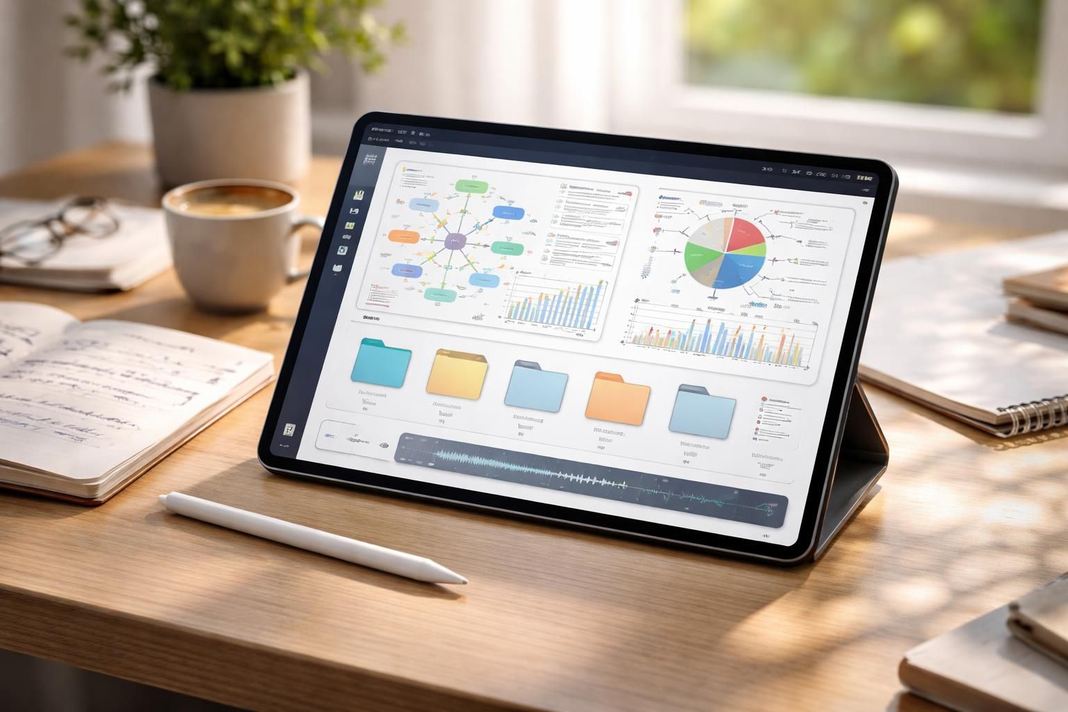 découvrez comment optimiser la prise de notes intelligente en organisant schémas, fichiers pdf et enregistrements audio directement sur votre tablette tactile pour une productivité maximale.