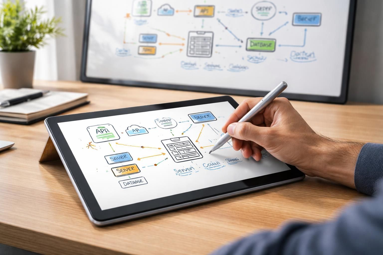 améliorez la lisibilité de vos schémas au tableau grâce à stylus, l'outil idéal pour une utilisation fluide avec votre tablette tactile microsoft.