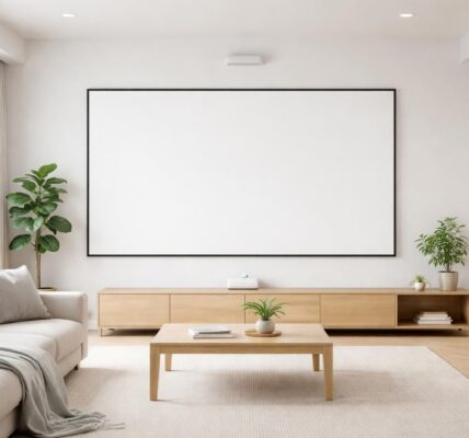 découvrez comment réaliser un câblage propre pour alimenter un écran de projection sans fils visibles, afin d'obtenir un espace ordonné et esthétique.