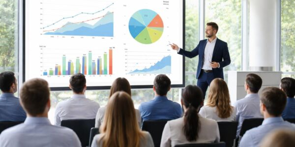 découvrez comment réussir votre conférence avec un écran de projection parfaitement lisible, même dans une salle claire, pour captiver efficacement votre audience.