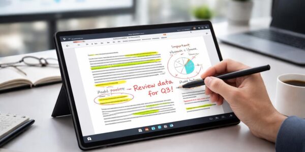 apprenez à annoter des pdf en direct et transformez votre tablette windows en tableau interactif pour des présentations et sessions de travail dynamiques.