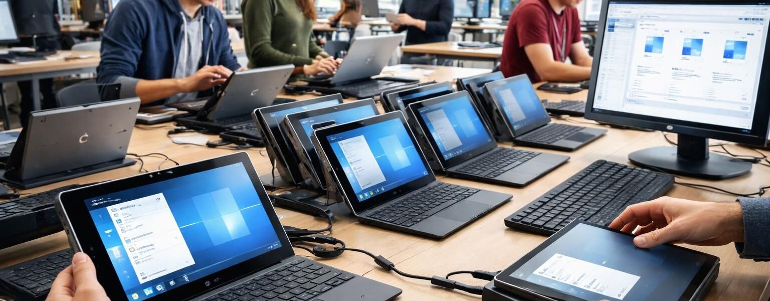 découvrez les meilleures pratiques pour gérer efficacement une flotte de tablettes surface tactiles microsoft dans un environnement campus it.
