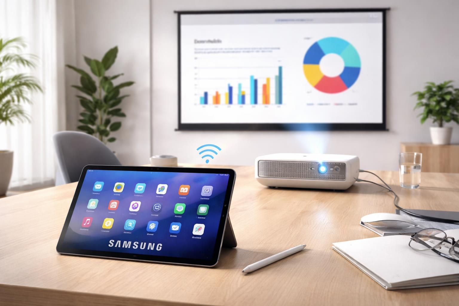 découvrez des solutions simples pour connecter votre tablette samsung à un vidéoprojecteur ou un écran et profitez d'une expérience visuelle optimale.