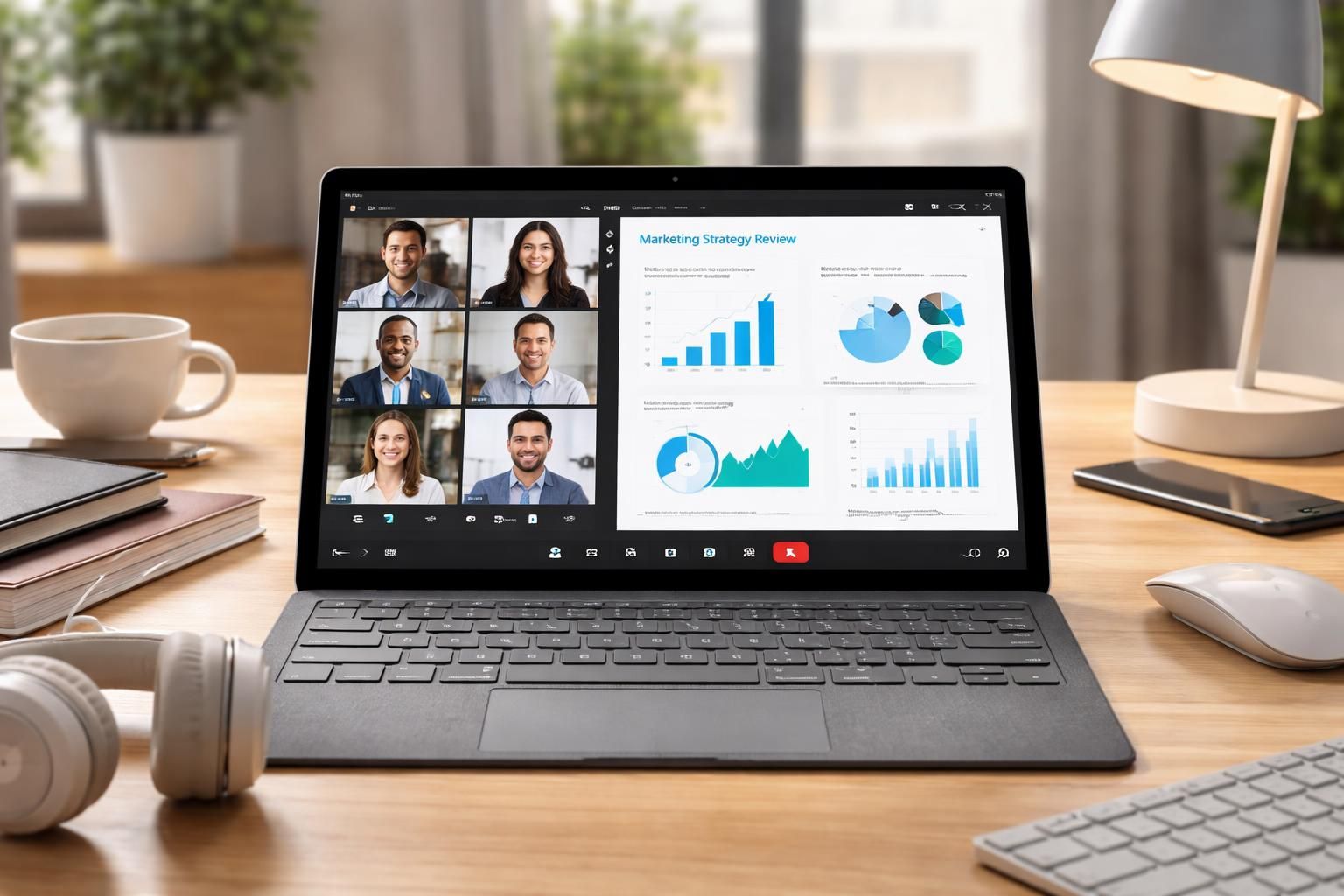 découvrez comment organiser une conférence hybride efficace avec microsoft teams et des slides interactives sur tablette tactile. optimisez votre setup pour des présentations fluides et engageantes.